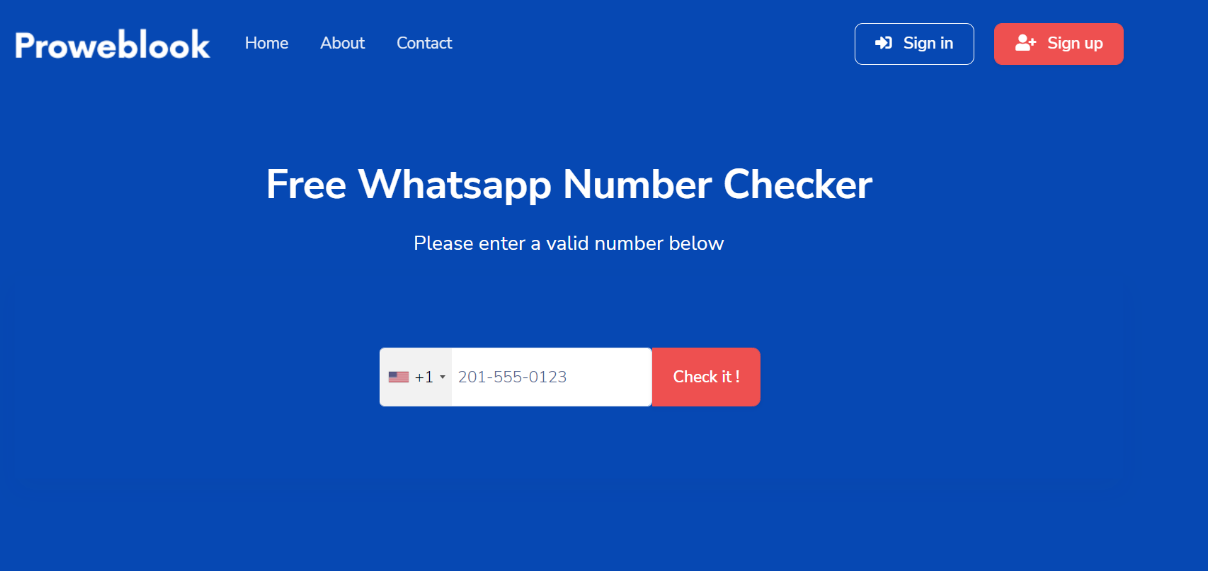 whatsapp number checker